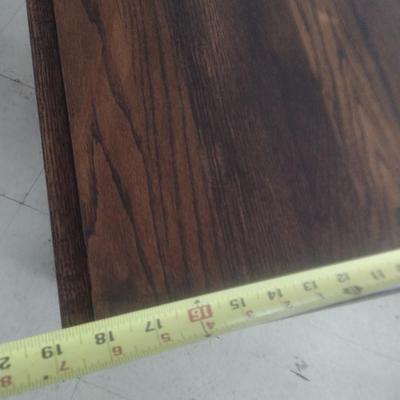 Custom Crafted Pedestal Drop Leaf Table