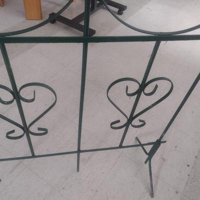 Pair of Wrought Metal Trellises or Garden Screens