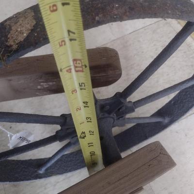 Vintage Wood Wheelbarrow for Plants or Garden Decoration