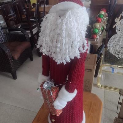 Large Stand-Up Santa Holiday Decoration