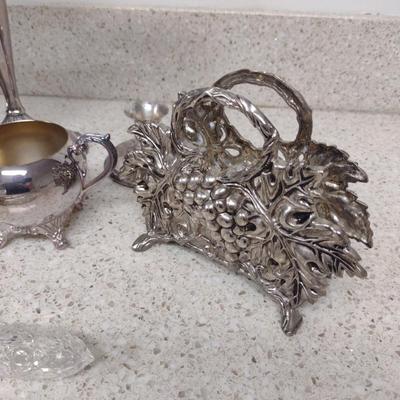 Collection of Metal Goods- Decor and Serve Ware- Assorted Makers