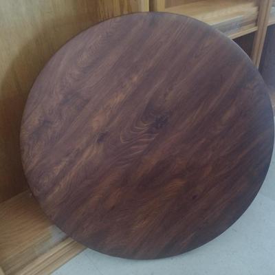 Samsonite Brand 42" Padded Top Round Folding Leg Card Table