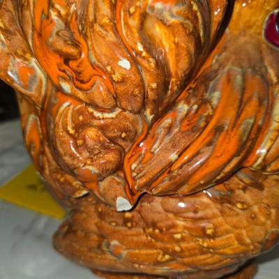 Rooster cookie jar