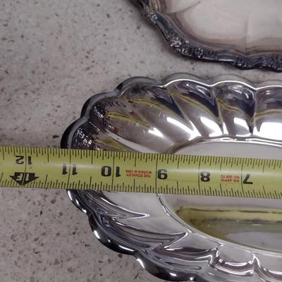 Collection of Metal Serve Ware- Some Silver Plated- Assorted Makers