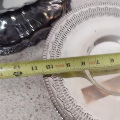 Collection of Metal Serve Ware- Some Silver Plated- Assorted Makers