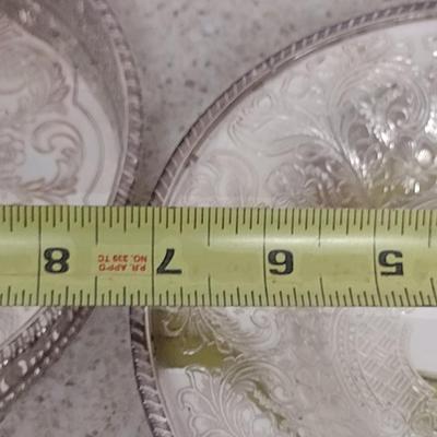 Large Collection of Metal Serve Ware and Tidbit Trays- Some Silver Plated- Assorted Makers