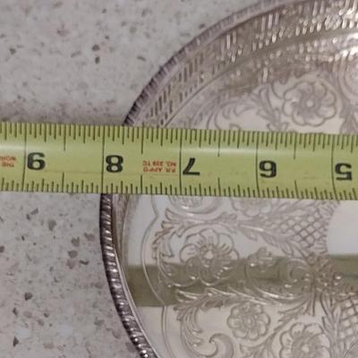 Large Collection of Metal Serve Ware and Tidbit Trays- Some Silver Plated- Assorted Makers