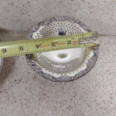 Large Collection of Metal Serve Ware and Tidbit Trays- Some Silver Plated- Assorted Makers