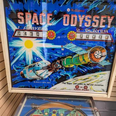 Space Odyssey Williams Pinball Machine With Instruction Manual