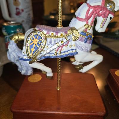 Pair of carousel horses