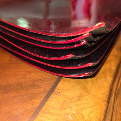 Red square charging plates