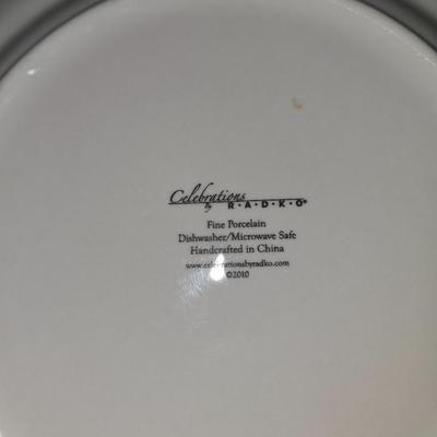 Christmas plates