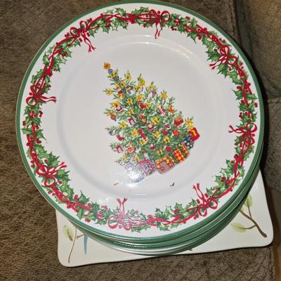 Christmas plates