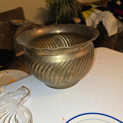 Brass vase