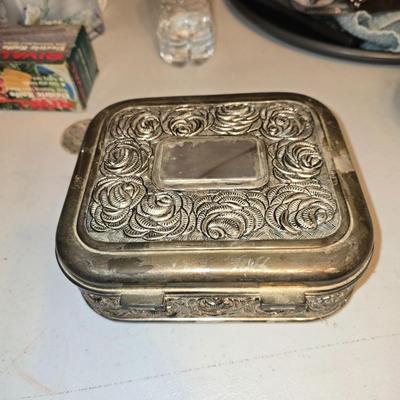 Silver Plated trinket box