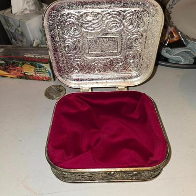 Silver Plated trinket box