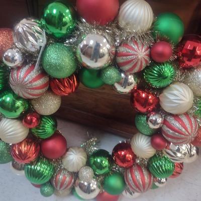 Pair of Holiday Wreaths