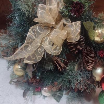 Pair of Holiday Wreaths