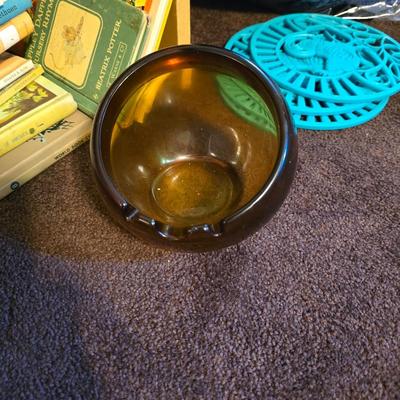 MCM Amber Ashtray