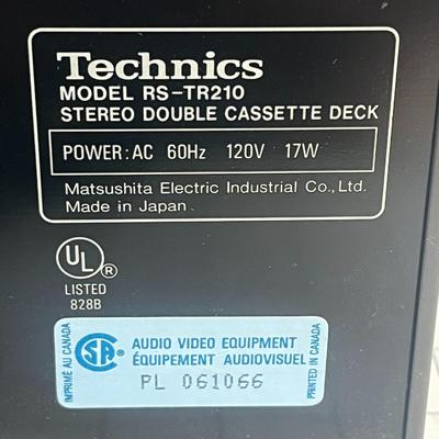 Technics RS-TR210 Stereo Double Cassatte Deck