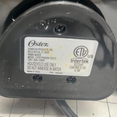 Oster DuraCeramic Panini Maker and Grill 
