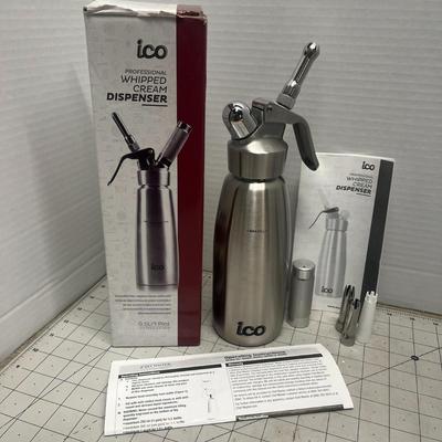 ICO Whipped Cream Dispenser and Charger