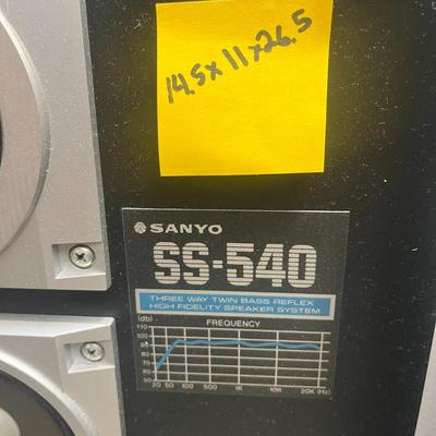 Sanyo SS-540 Speakers