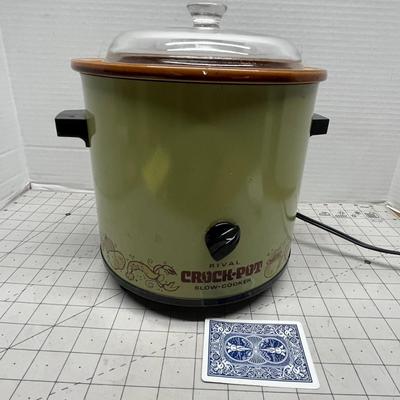 Vintage 70’s Rival Crock Pot Slow Cooker WORKS!