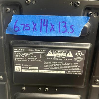Sony Subwoofer SA-CT290