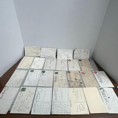 Antique Holiday Postcard Collection