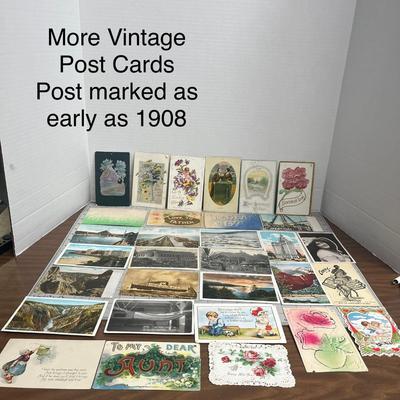 Antique Vintage Postcard Collection