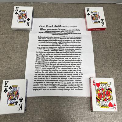 Fast Track Wooden Board Game
