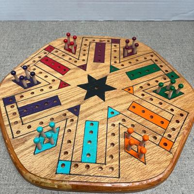 Fast Track Wooden Board Game