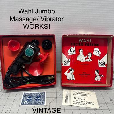 Vintage Wahl Jumbo Electric Vibrator Massager