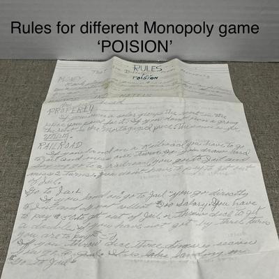 Sale Photo Thumbnail #34: Step into board game history with this vintage 1950s Monopoly set by Parker Brothers, featuring the iconic classic design, original box.