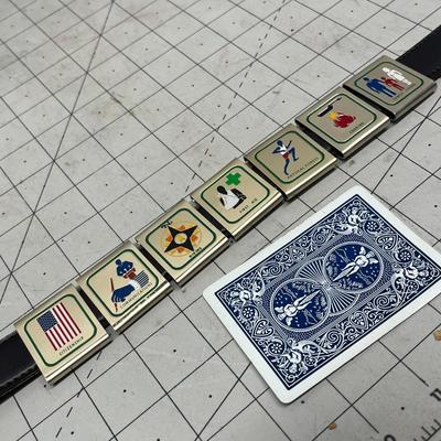Vintage BSA Boy Scout Skill Award Belt