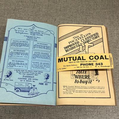 Vintage 1928–1929 Telephone Directory