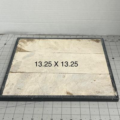 Sale Photo Thumbnail #1218: Elevate your game nights with this beautifully handcrafted marble chess board, featuring polished stone squares that provide a luxurious and durable playing surface, 13.25 x 13.25".