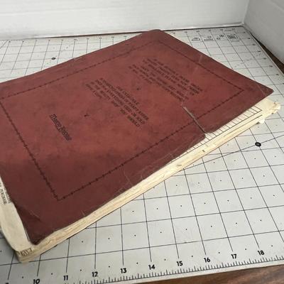 Sale Photo Thumbnail #1226: Step back in time with this original 1920s hair salon appointment book from Marcus Jessing, a richly detailed ledger capturing daily schedules, client names, and salon services like "marcel" and "shampoo."