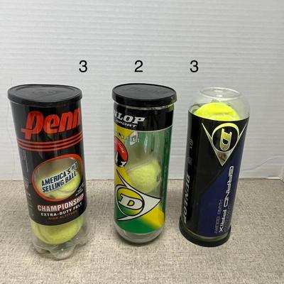Tennis Ball Cans ( 8 balls )