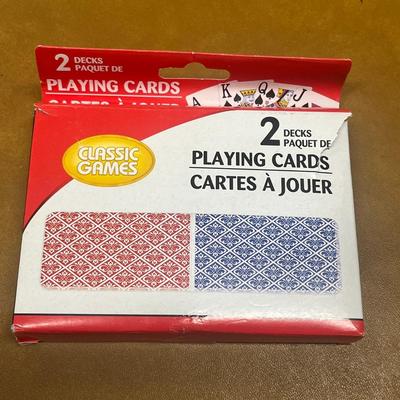 Chanel Playing Card Print Silk Scarf & 2 Decks of Cards