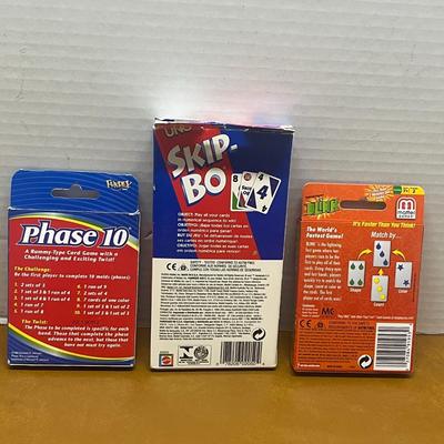Family Card Game Bundle – Phase 10, Skip-Bo & Blink
