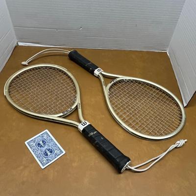 Sale Photo Thumbnail #1359: Hit the court with confidence using this Wilson Prestige Racquetball Racket, featuring a durable, lightweight frame and an XS grip size 3 15/16"—ideal for players seeking control and maneuverability.