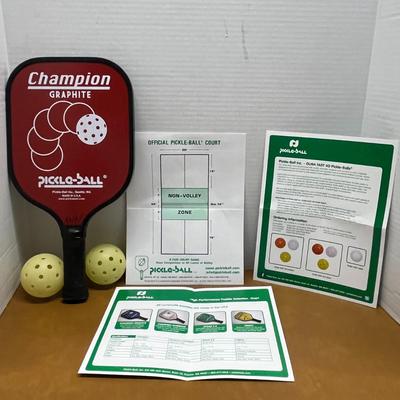 Pickleball Paddle Set – Premium Paddle, 2 Balls