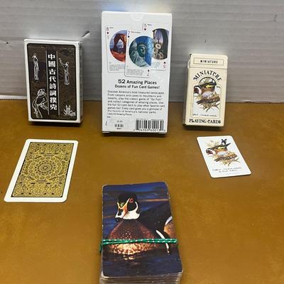 Themed Playing Card Lot