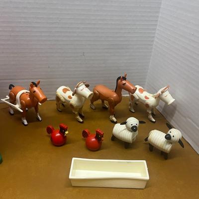 Vintage Fisher-Price Play Family Farm Set