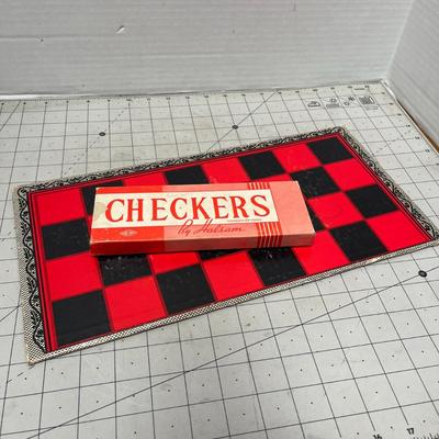 Vintage Halsam Checkers Game
