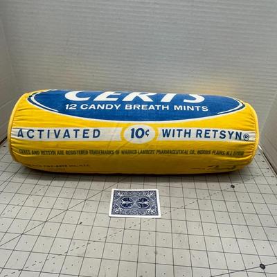 Certs Peppermint Candy Breath Mints Jumbo Pillow