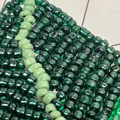 Floral Beaded Decorative Table Runner