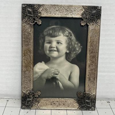 Framed Vintage Black and White Family Portraits
